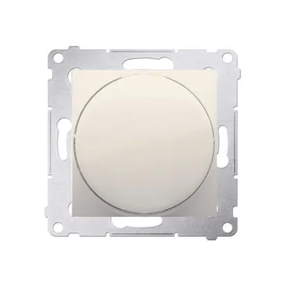 SIMON54 Ściemniacz naciskowo-obrotowy (moduł) 20–500 W; krem