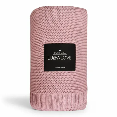 Koc bambusowy Makaronik Piwonia 80x100, Lullalove