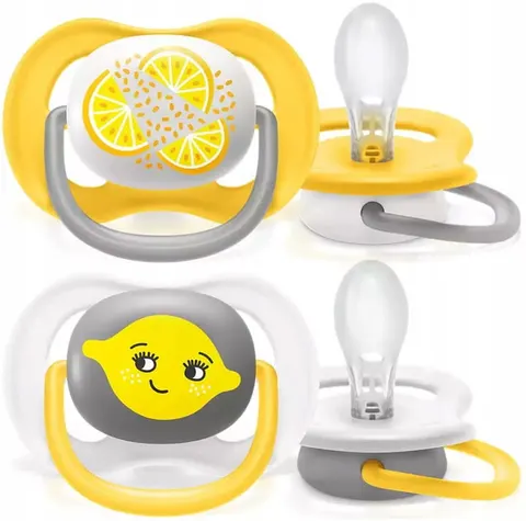 Philips Avent smoczek ultra air 6-18m oddychający + etui
