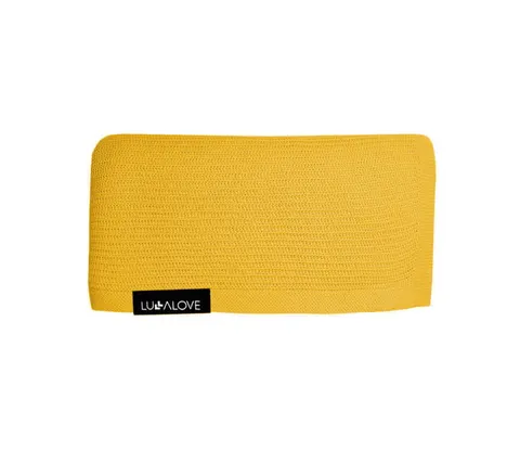 LULLALOVE LEKKI KOCYK BAMBUSOWY OTULACZ MGIEŁKA MUSTARD