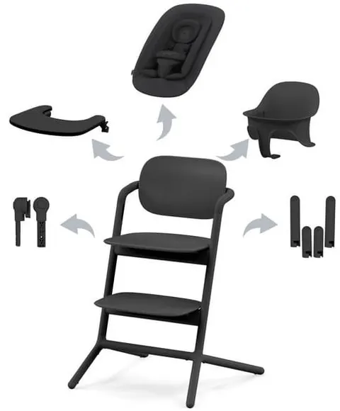 CYBEX krzesełko LEMO zestaw 4w1 | Stunning Black