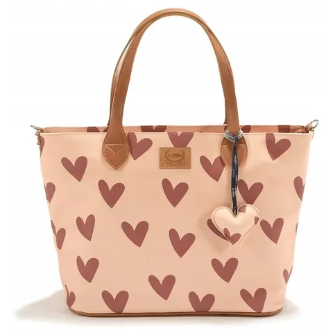 LA MILLOU TORBA FERRIA DLA MAMY DO WÓZKA roz L / HEARTBEAT PINK