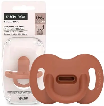 Suavinex smoczek fizjologiczny silikonowy sx pro 0-6m