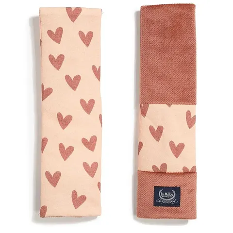 LA MILLOU OCHRANIACZ PASÓW SAMOCHODOWYCH HEARTBEAT PINK