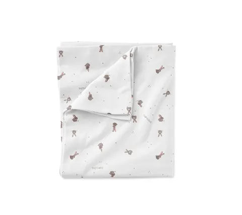 LULLALOVE KOMPLET BAWEŁNIANA POŚCIEL 100X135 KRÓLIK