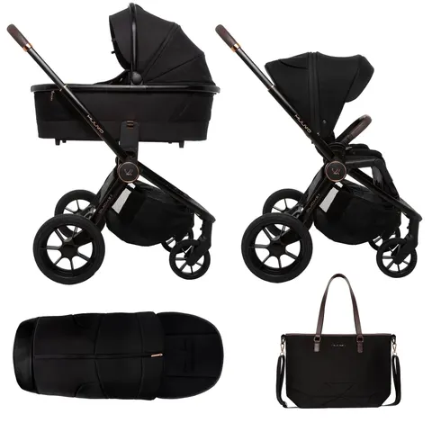 MUUVO QUICK SE 2 wózek głęboko spacerowy 2w1 | Sunset Black