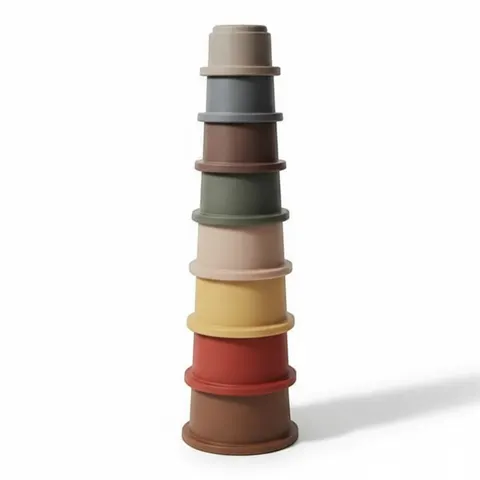 Wieża z kubeczków Stacking Tower RETRO, Mushie