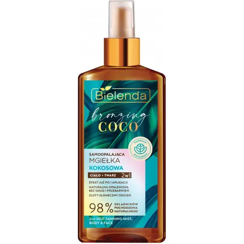 BIELENDA BRONZING COCO Mgiełka do ciała SAMOOPALAJĄCA 2w1, 150 ml