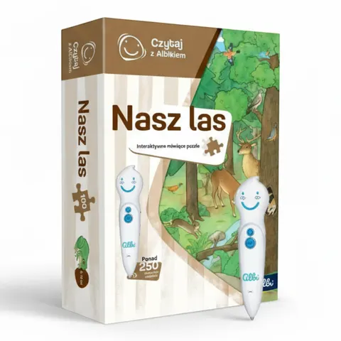 Puzzle Nasz las 5+ / Czytaj z Albikiem