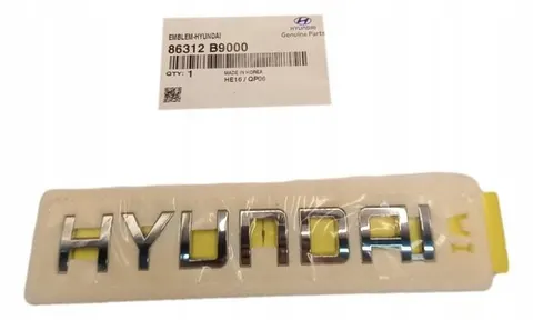 86312B9000 Emblemat Napis Tył OE Hyundai I10 13-20