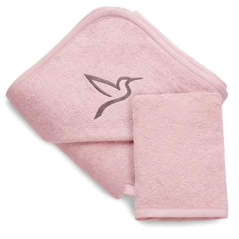 YOSOY RĘCZNIK BAMBUSOWY ULTRA SOFT 100x100 cm + MYJKA / RÓŻOWY