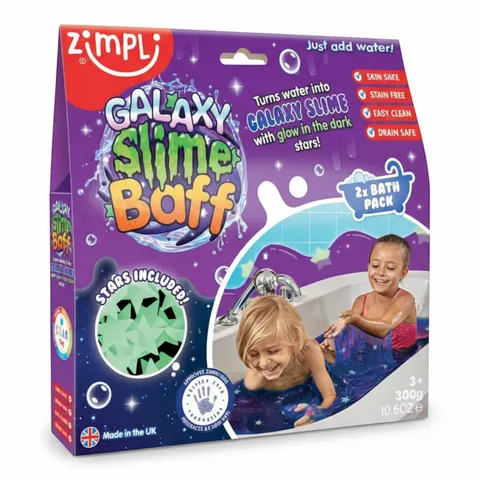Zimpli Kids Zestaw do robienia glutów z gwiazdkami Galaxy Slime Baff 3+