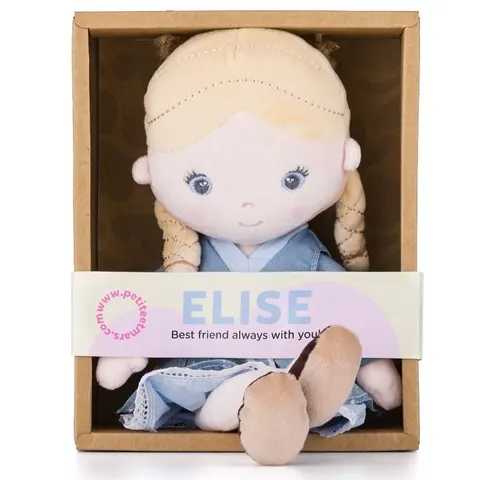 Petite&Mars Pluszowa laleczka Elise 0+ 622748