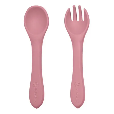 PETITE&MARS Silikonowe sztućce TAKE&MATCH Dusty Rose