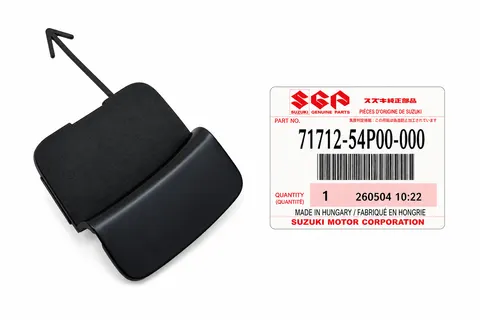 7171254P00 ZAŚLEPKA HAKA ZDERZAKA PRZÓD ORYGINAŁ OE SUZUKI VITARA 2015-2018