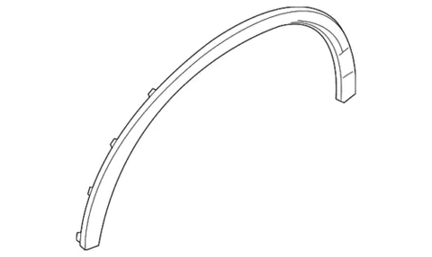 39790019 Listwa Błotnika Prawy Tył OE Volvo V60