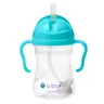 B.Box bidon z obciążoną słomką niekapek 240 ml / Lazurowy