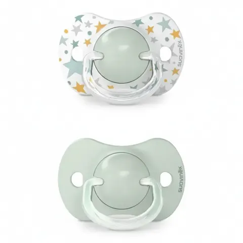 Smoczek fizjologiczny SX Pro Dreams 6-18m zielony, 2 szt. / Suavinex