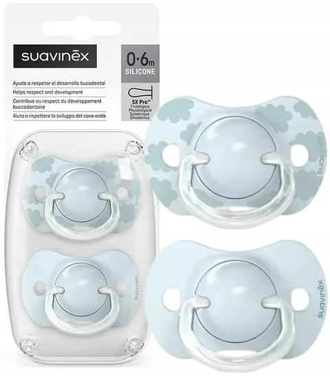 Suavinex smoczek fizjologiczny 0-6m sx pro silikonowy 2szt