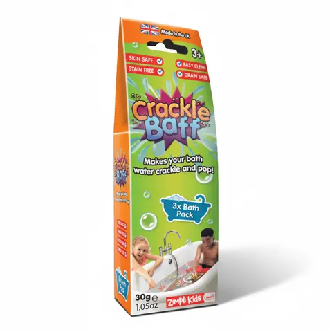 Zimpli Kids strzelający proszek do kąpieli Crackle Baff Colours 3x użycia 3+