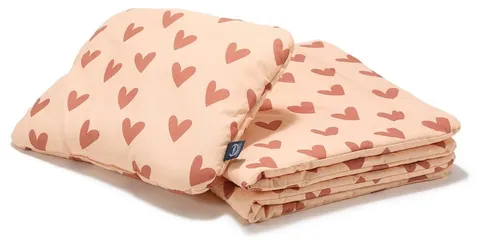 La Millou komplet pościeli bawełnianej roz. M / Heartbeat Pink