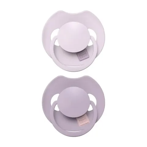 Smoczek silikonowy dynamiczny LOVI Prime 6-18m 2 szt Lilac/Violet
