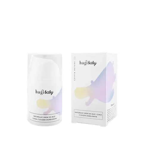 Naturalny krem do buzi i ciała z olejem morelowym, 50 ml / Hagi Cosmetics