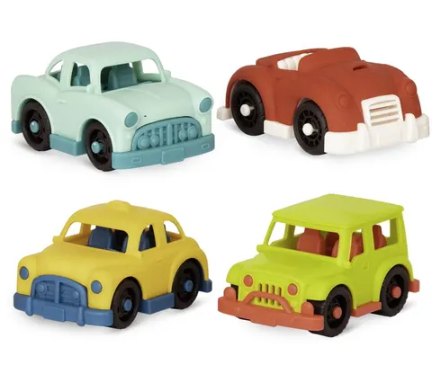 B.Toys zestaw 4 małych autek Happy Cruisers 12m+