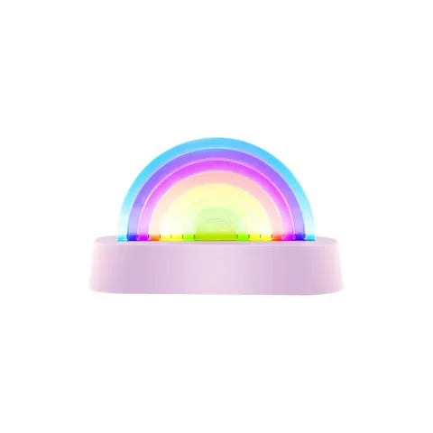 Tańcząca lampka Tęcza - purple / LaLarma