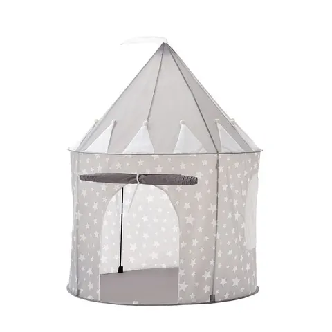 Namiot SZARY w Gwiazdki / Kids Concept