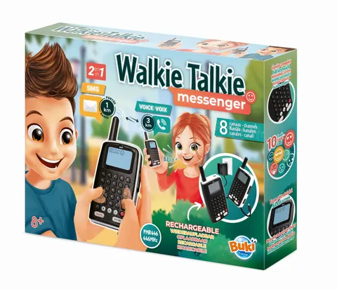Buki WALKIE-TALKIE messenger - zasięg 1 km/3 km TW04
