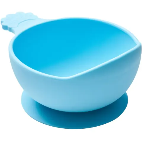 Nana's Manners BLUE Miska silikonowa z przyssawką i uchwytem