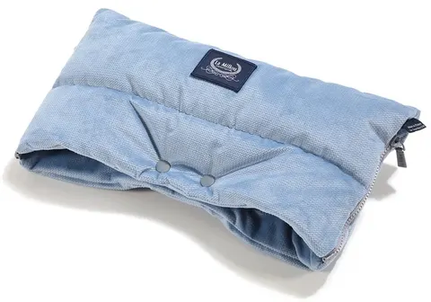 Mufka do wózka Velvet, WIND BLUE / La Millou