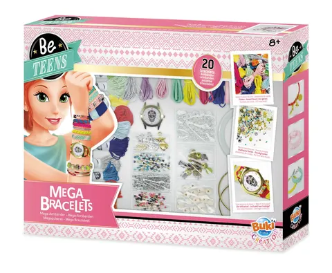 BUKI Zrób to sam - MEGA ZESTAW DO BRANSOLETEK BE003