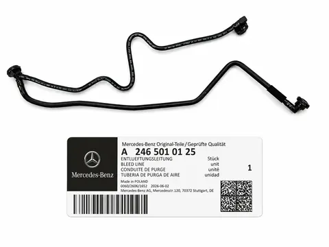 2465010125 Odpowietrzający Przewód Chłodnicy Oryginał OE Mercedes Benz