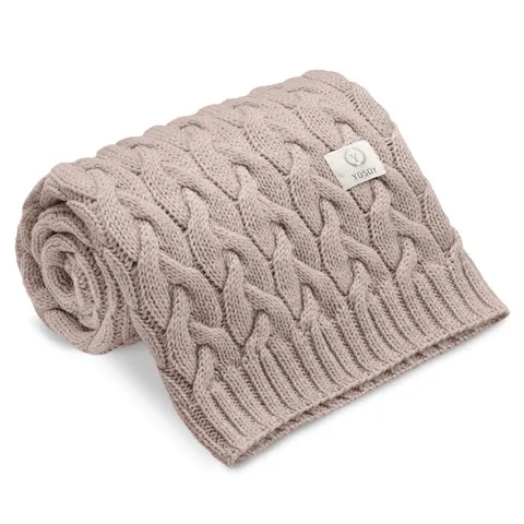 YOSOY Koc 100% merino wool WARKOCZ cocoa milk