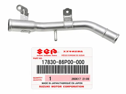 17830-86P00 PRZEWÓD CHŁODNICY DOLNY ORYGINAŁ OE SUZUKI SX4 16- VITARA 2015-