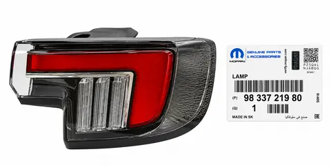9833721980 Lampa Lewy Tył Oryginał OE Opel