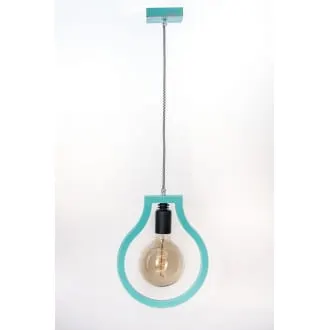 Lampa wisząca MINT-błękitna dla dzieci