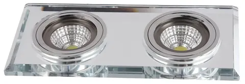 Oczko/Oprawa stropowa LUK II CLEAR 2pł Srebrny
