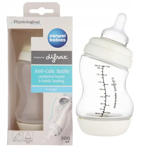 Canpol babies - butelka antykolkowa S-Shape 200 ml