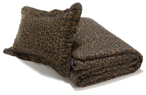 La Millou komplet pościeli bawełnianej roz. XL / Leopard Choco