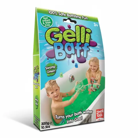 Zimpli Kids Magiczny proszek do kąpieli Gelli Baff zielony 3+