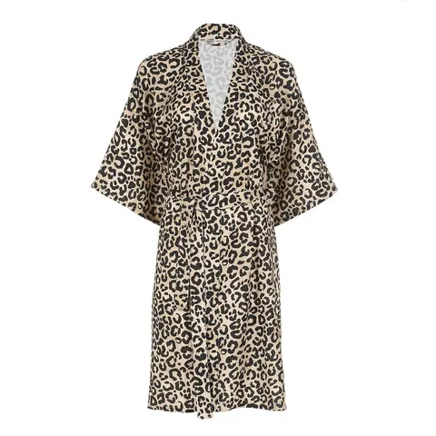 La Millou Kimono Bambusowe LEOPARD Cream by Magalena Lamparska
