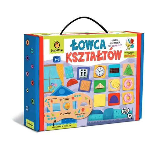 ludattica WALIZECZKA edukacyjna Montessori – ŁOWCA KSZTAŁTÓW