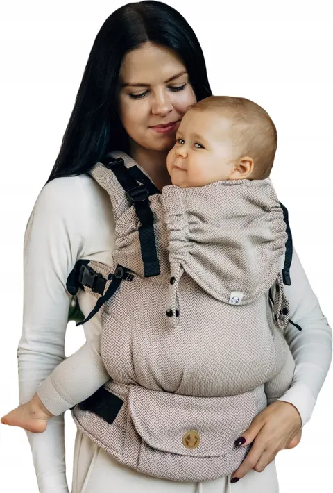 Nosidełko LennyLamb - LennyUpGrade: Jodełka Almond
