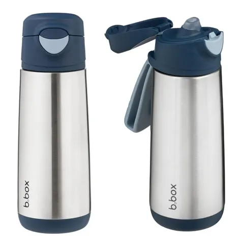 Butelka termiczna z ustnikiem sportowym 500 ml, Midnight, b.box