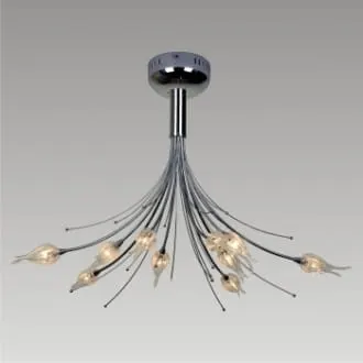 Lampa wisząca Carmen 10 pł chrom