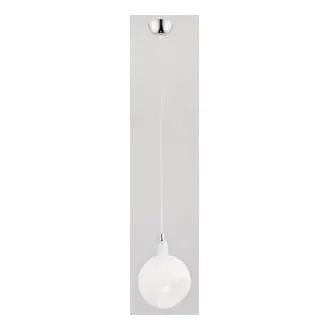 Lampa wisząca Clio 1pł biały- przewód