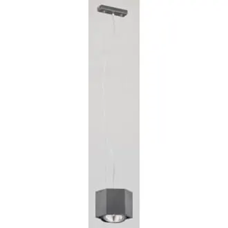 Lampa wisząca Espresso 1pł szary LED